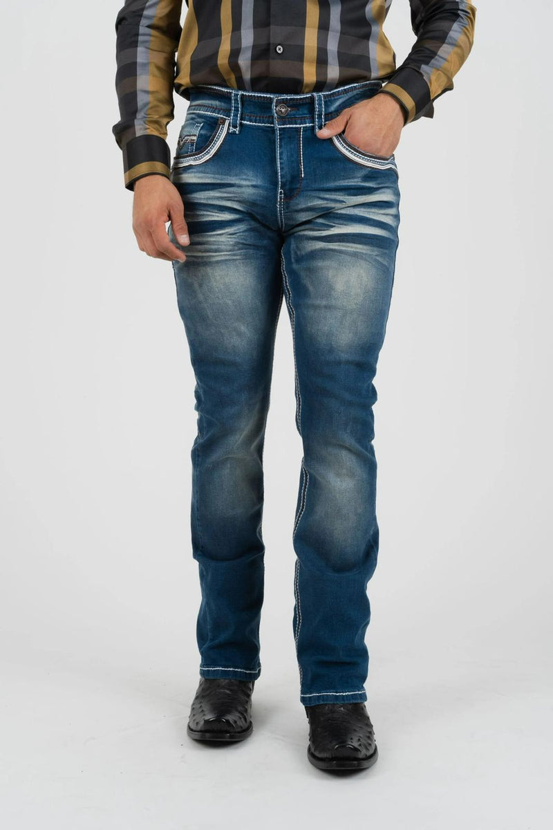Holt Men's Blue Slim Fit Jeans – Chepo'sWesternWear