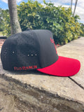 FLO RANCH Black & Red Hat